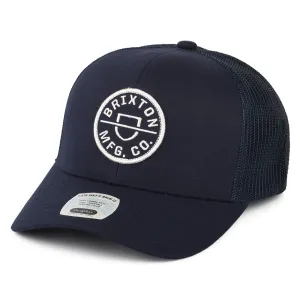 Brixton Hats Crest NetPlus MP Trucker Cap - Washed Navy