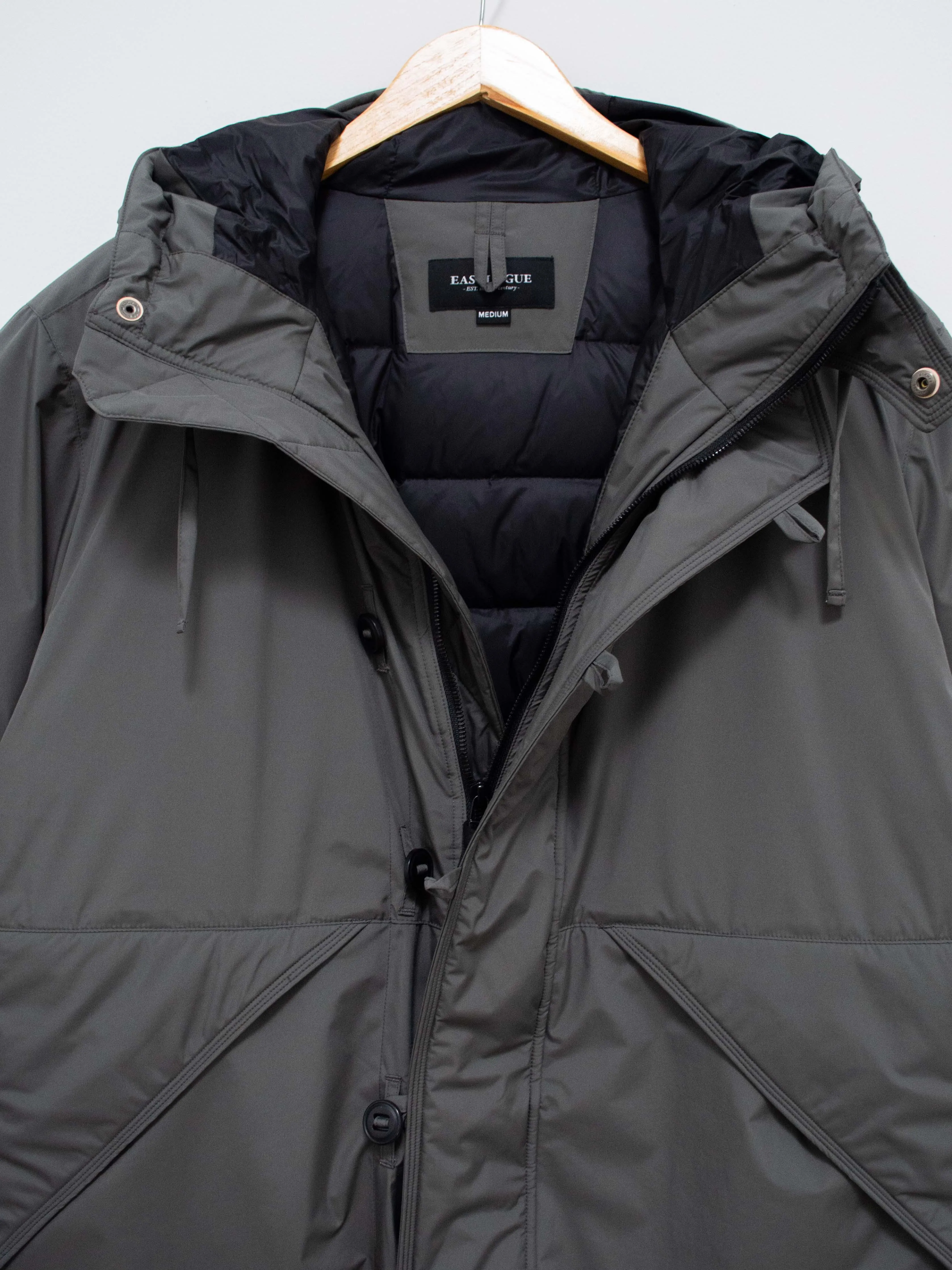 Cold Weather Down Parka - Olive Gray