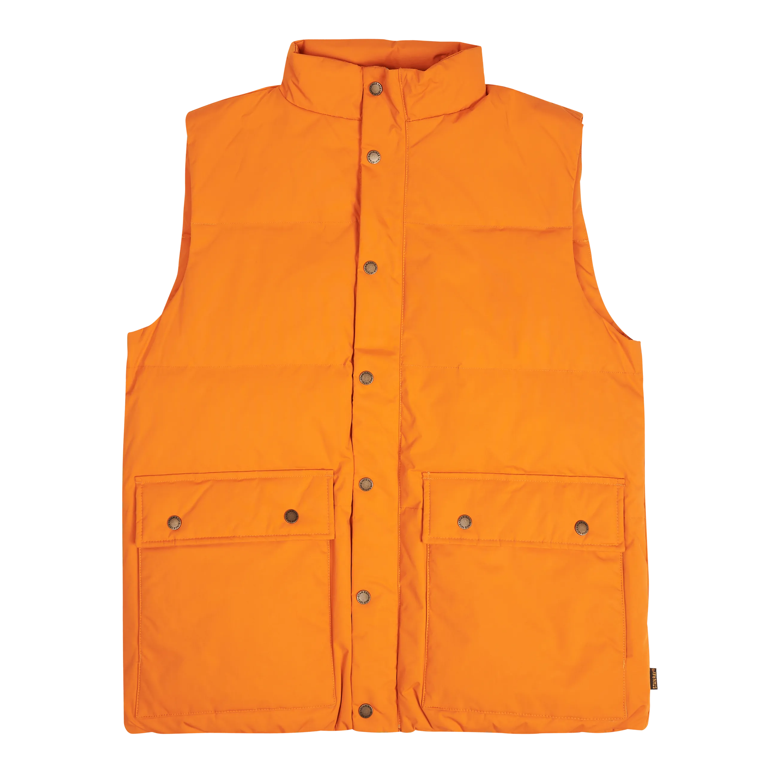 Down Vest Orange