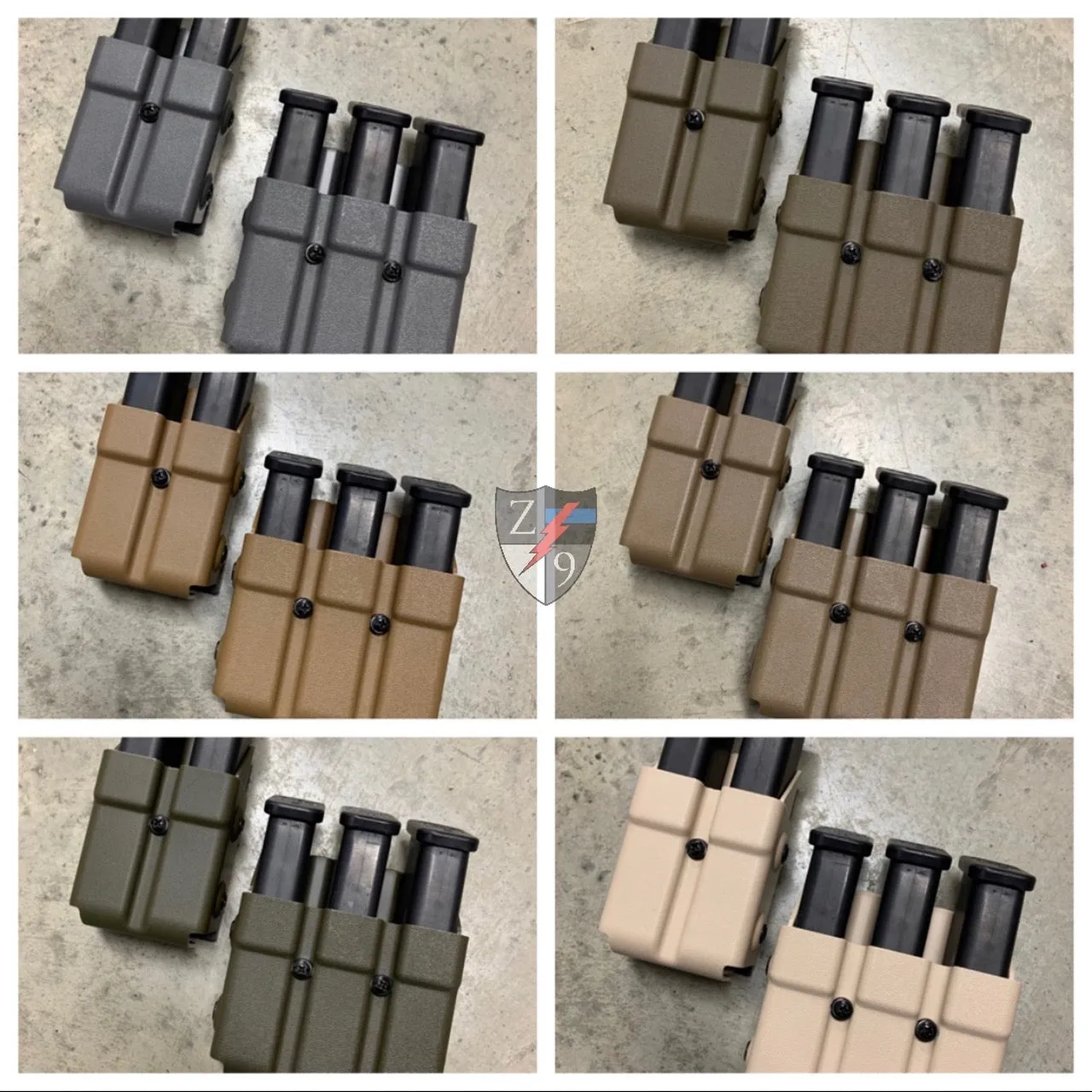 Duty Style Triple Mag Pouch - 9/40