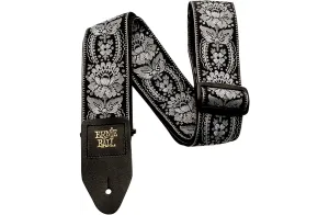 Ernie Ball Jacquard Guitar Strap Silver Orleans