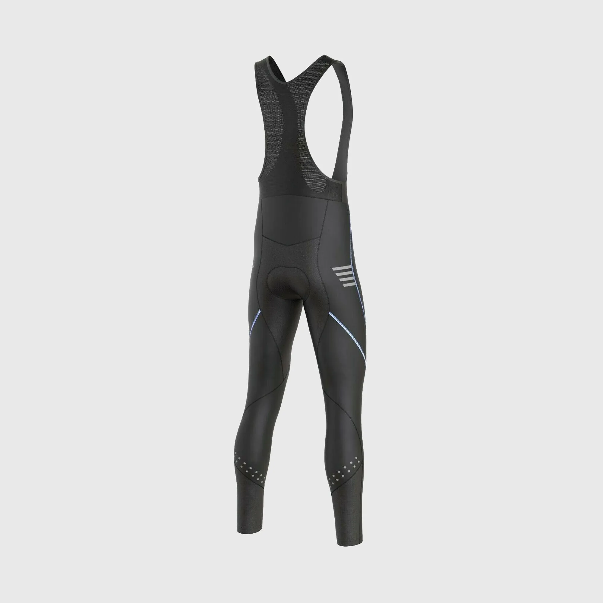 Fdx Divine Blue Women's & Girl's Thermal Padded Winter Bib Tights