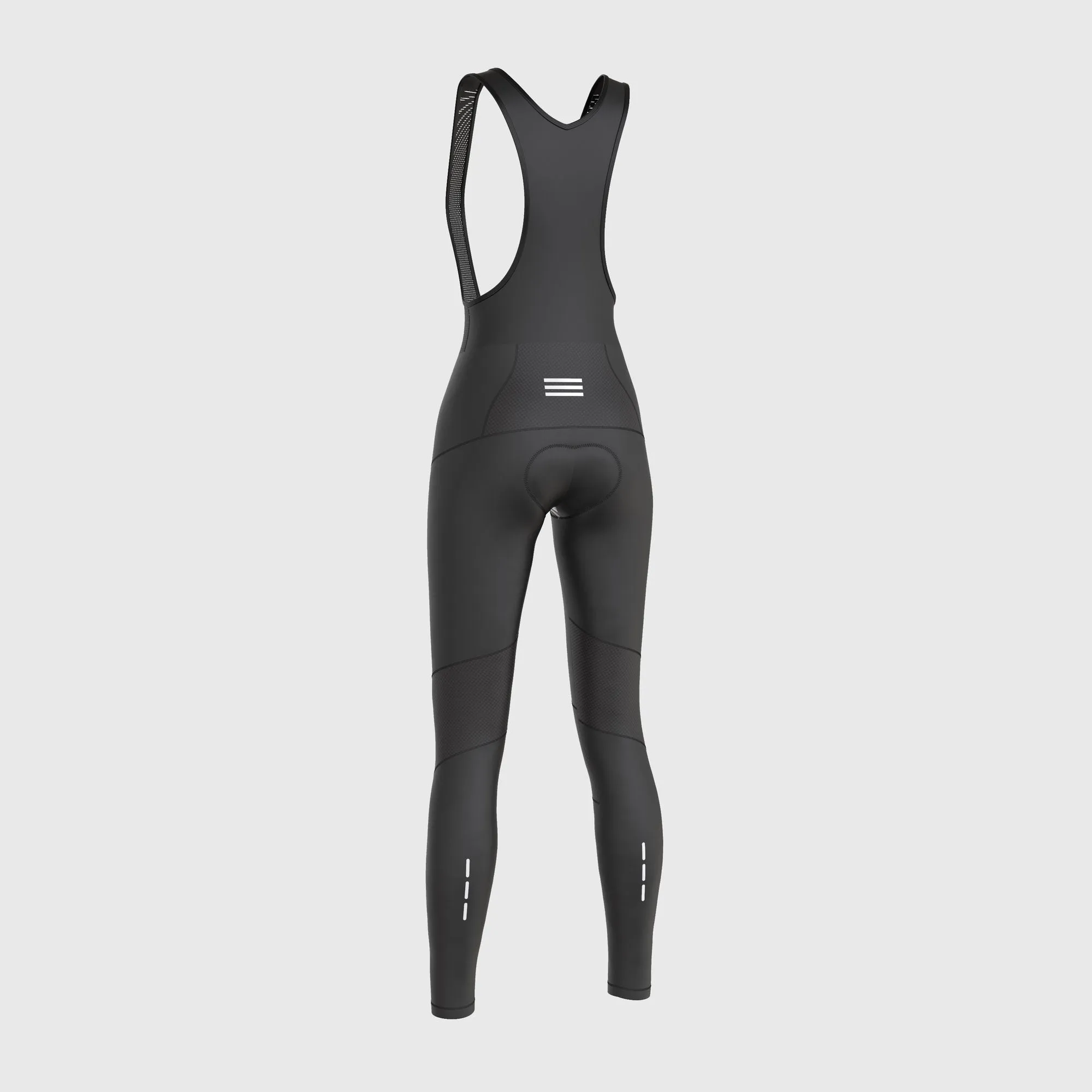 Fdx Duo Black Women's & Girl's Thermal Padded Winter Bib Tights