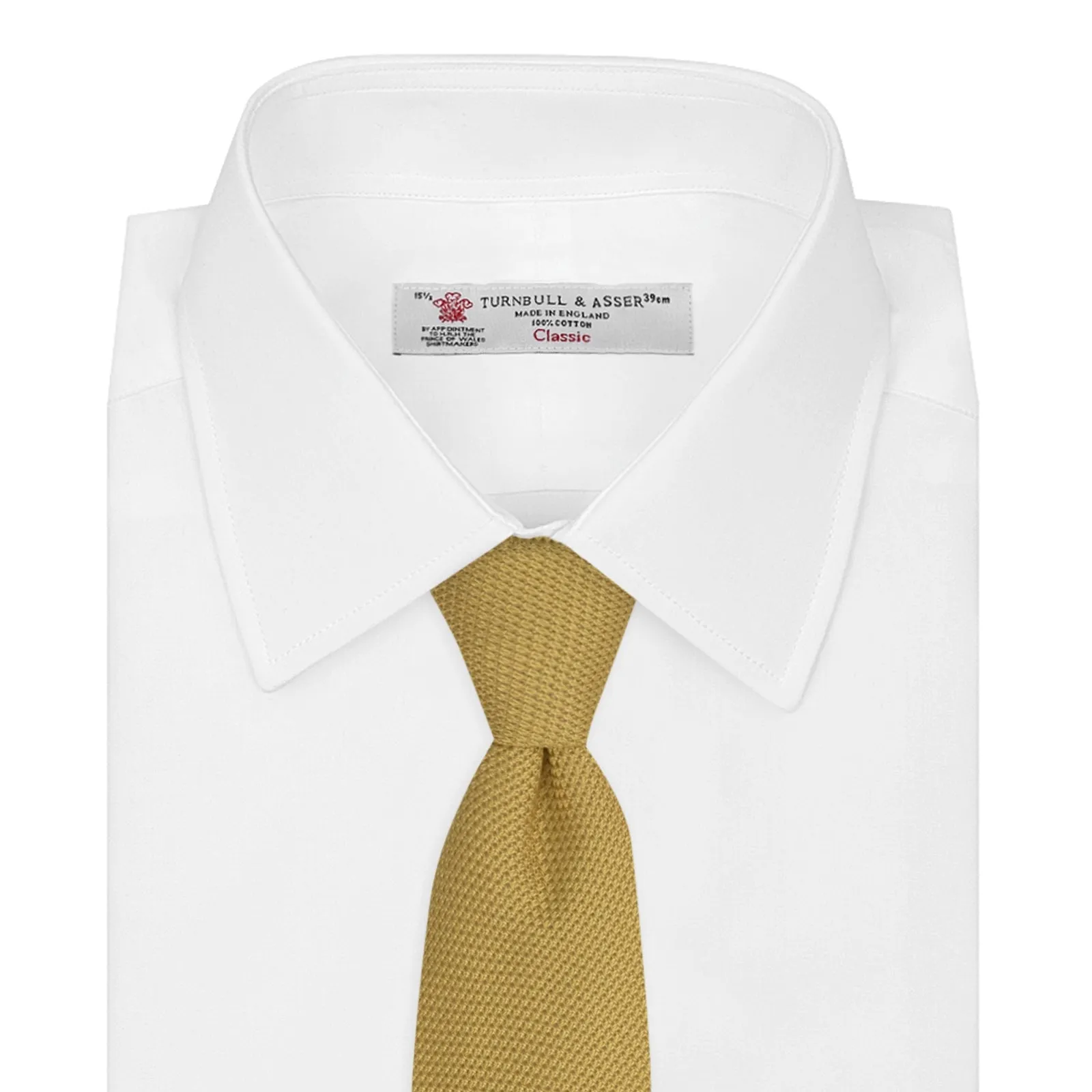 Gold Grenadine Silk Tie