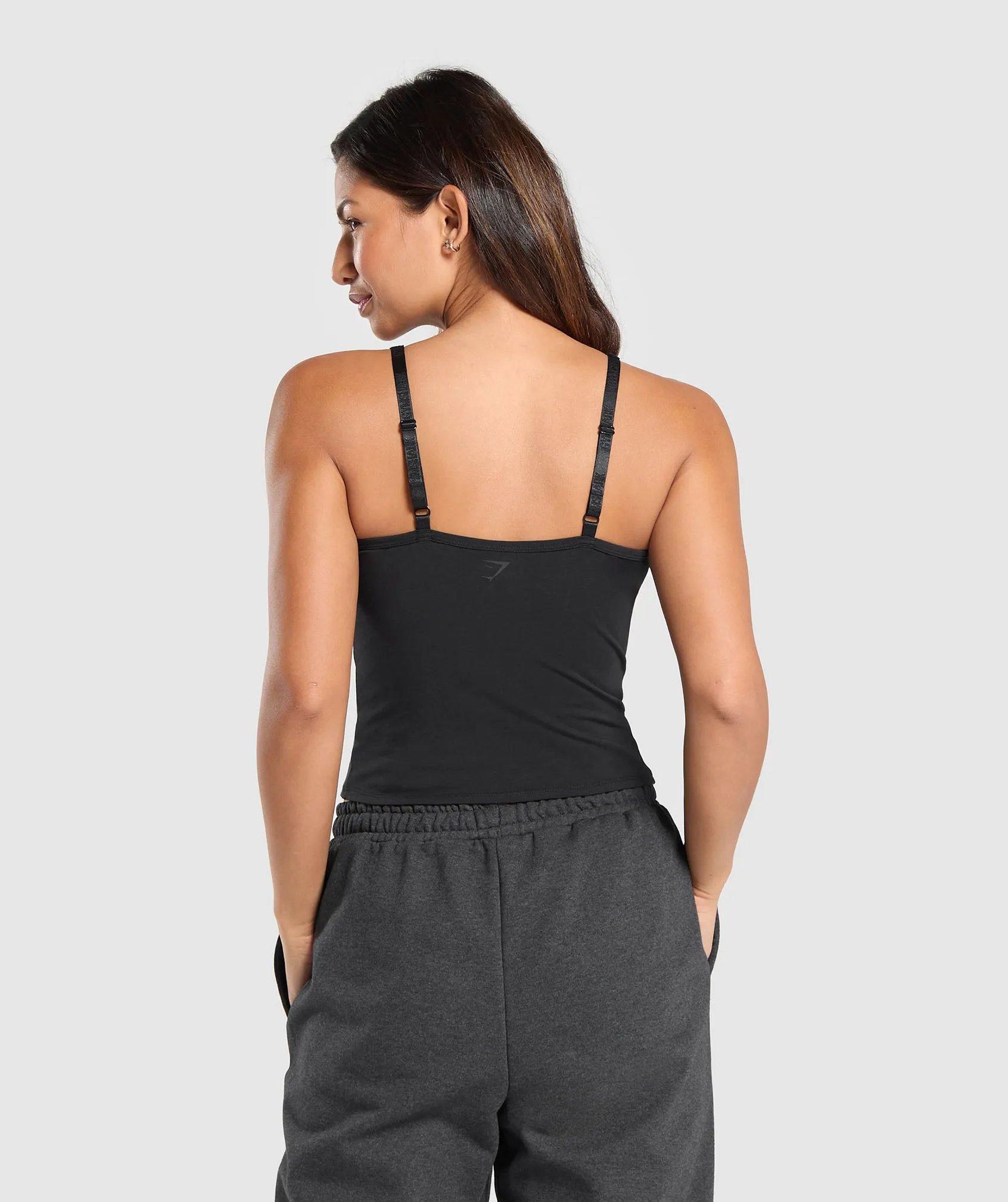 Gymshark Cotton Cami Tank - Black