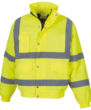 Hi-vis classic bomber jacket (HVP211) | Yellow