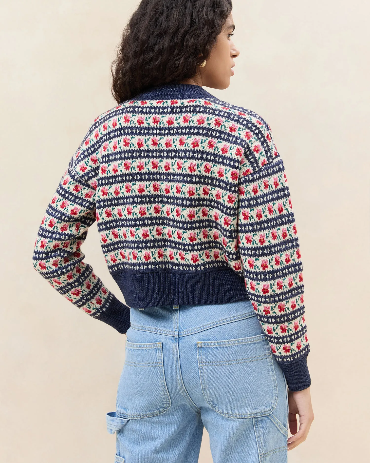 Idris Intarsia Cardigan