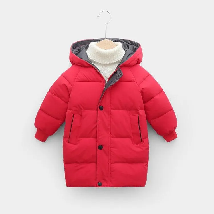 JT-1001 Kids Thick Warm Windproof Cotton Jacket