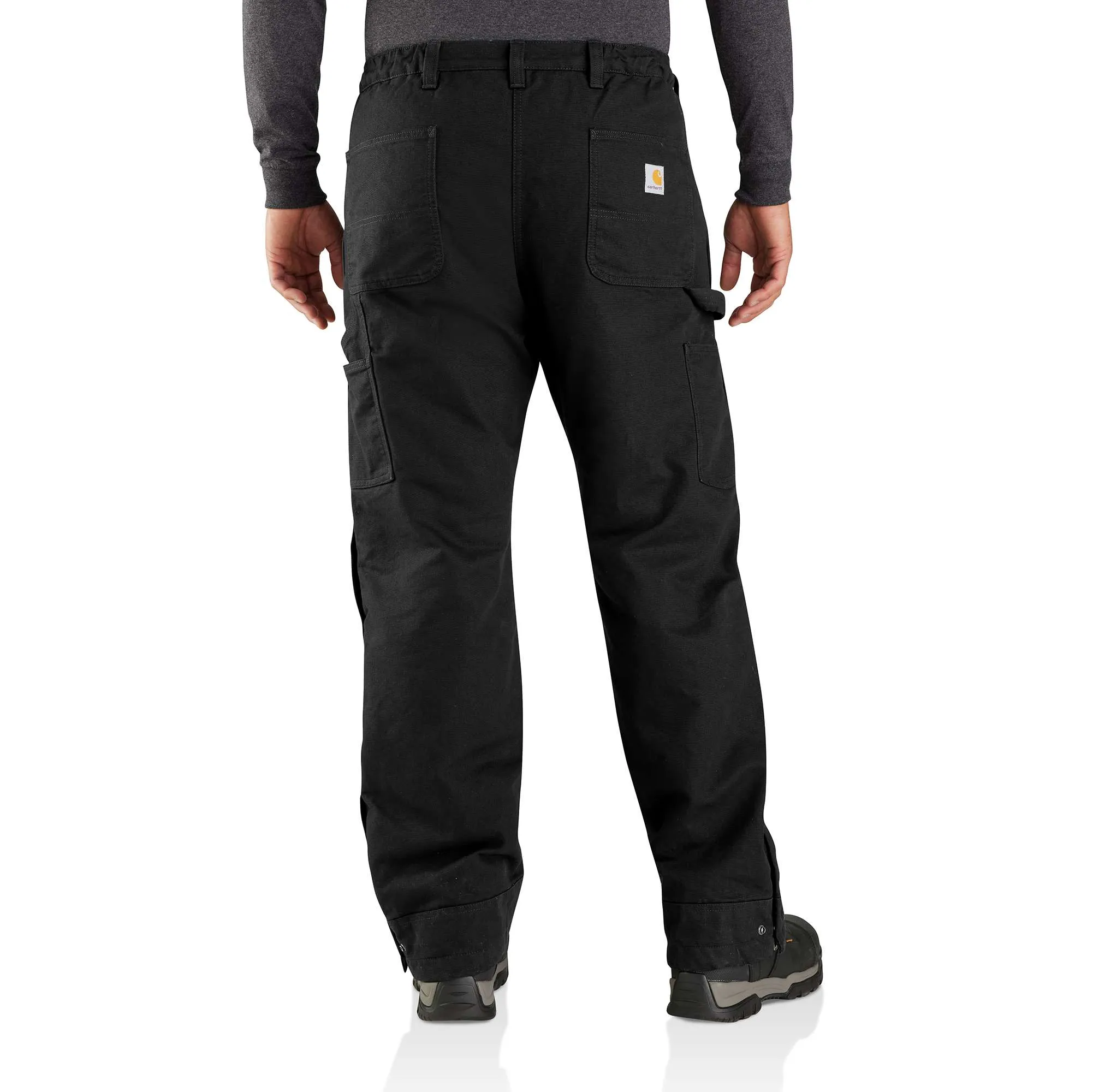 Loose Fit Washed Duck Insulated Pant