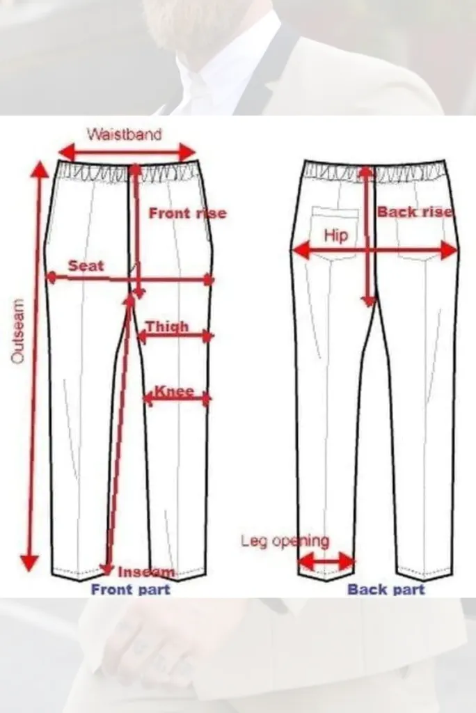 Men Classic Formal Pant Stylish Brown Trouser Elegant Pants Grooms Formal Fashion For Him