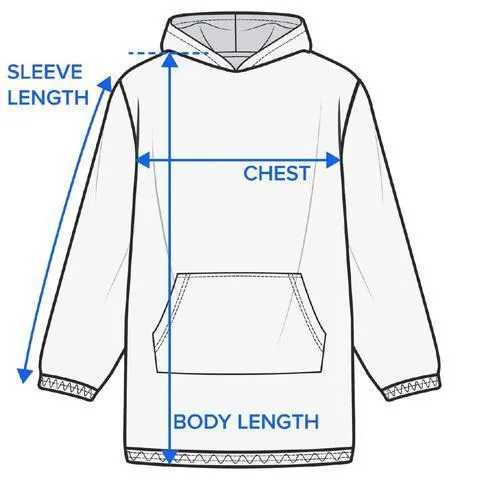 Mermaid Delight Wearable Blanket Hoodie