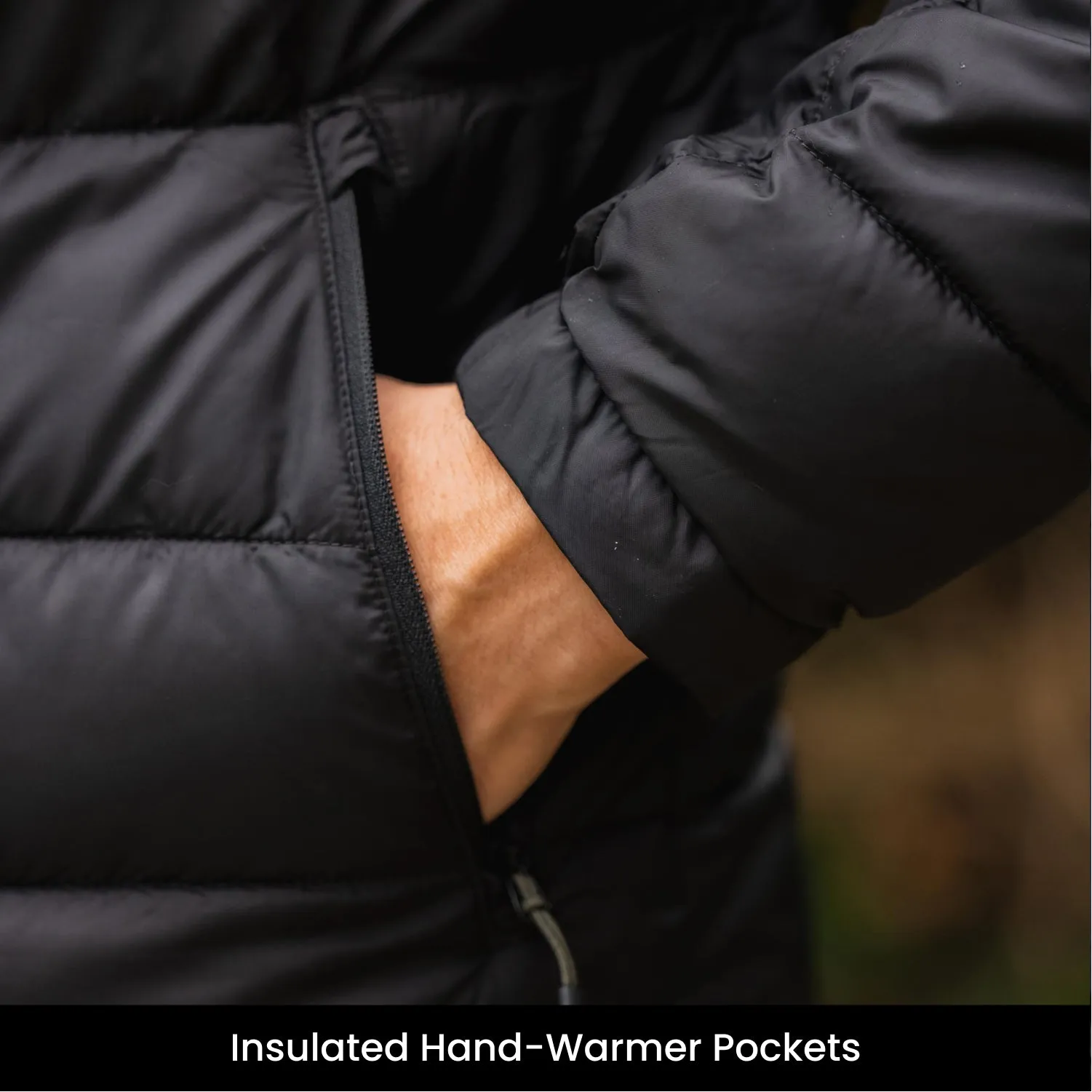 Mountain Mid-layer Jacket Black | Mens