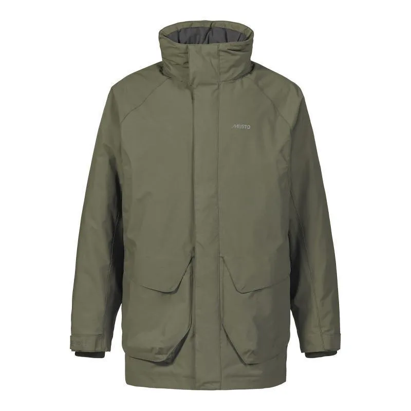 Musto Fenland Primaloft BR2 Mens Packable Waterproof Jacket - Deep Green