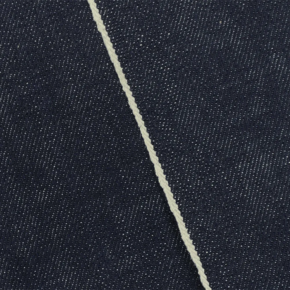 Navy Blue-White 13 oz. Cotton Japanese Selvedge Denim Fabric