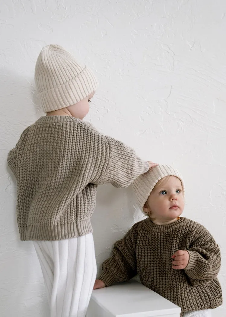 ‘Oak’ Chunky Knit Sweater
