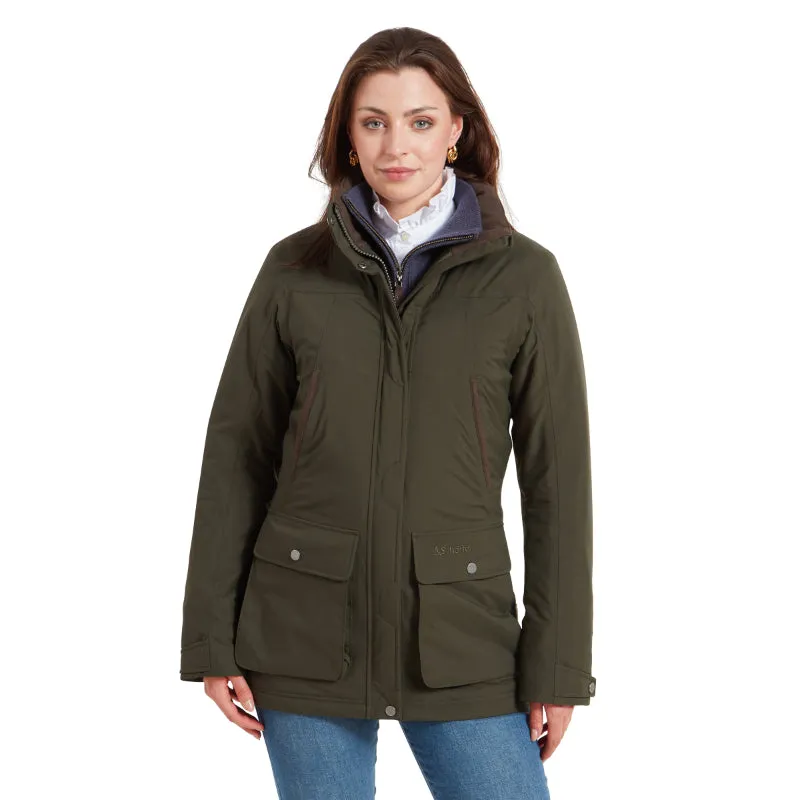 Schoffel Rockingham II Ladies Venturi Waterproof Coat - Forest