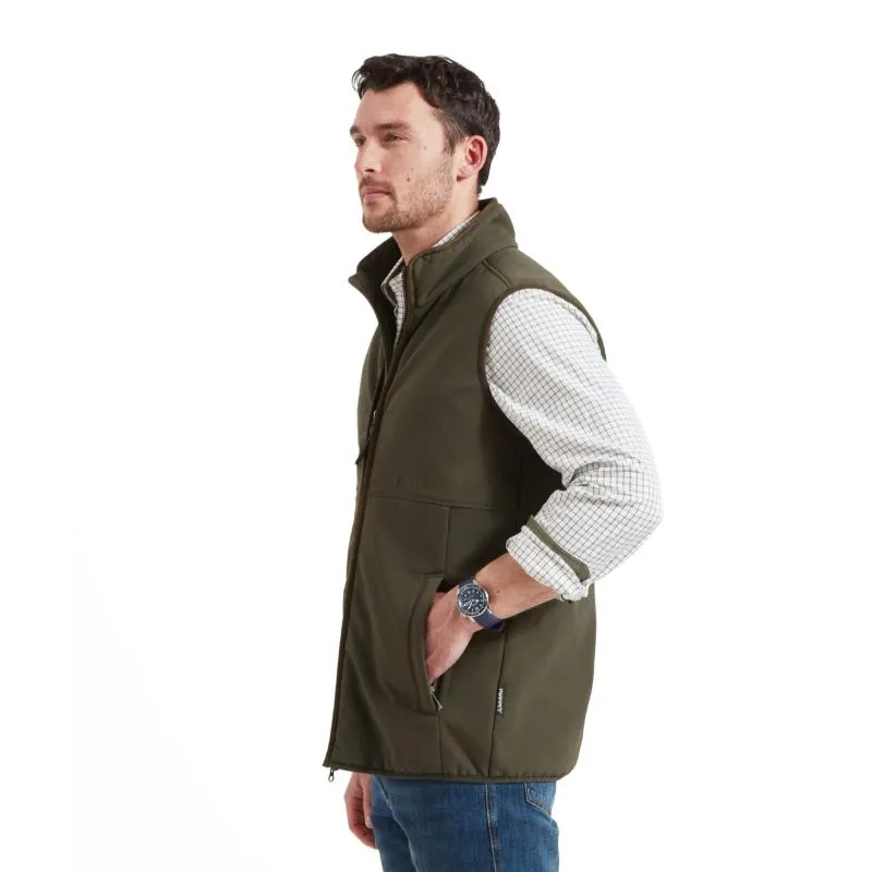 Schoffel Stamford II Mens Shooting Vest - Hunter Green