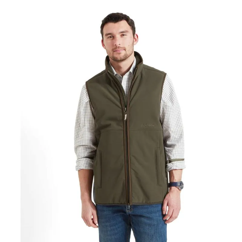 Schoffel Stamford II Mens Shooting Vest - Hunter Green