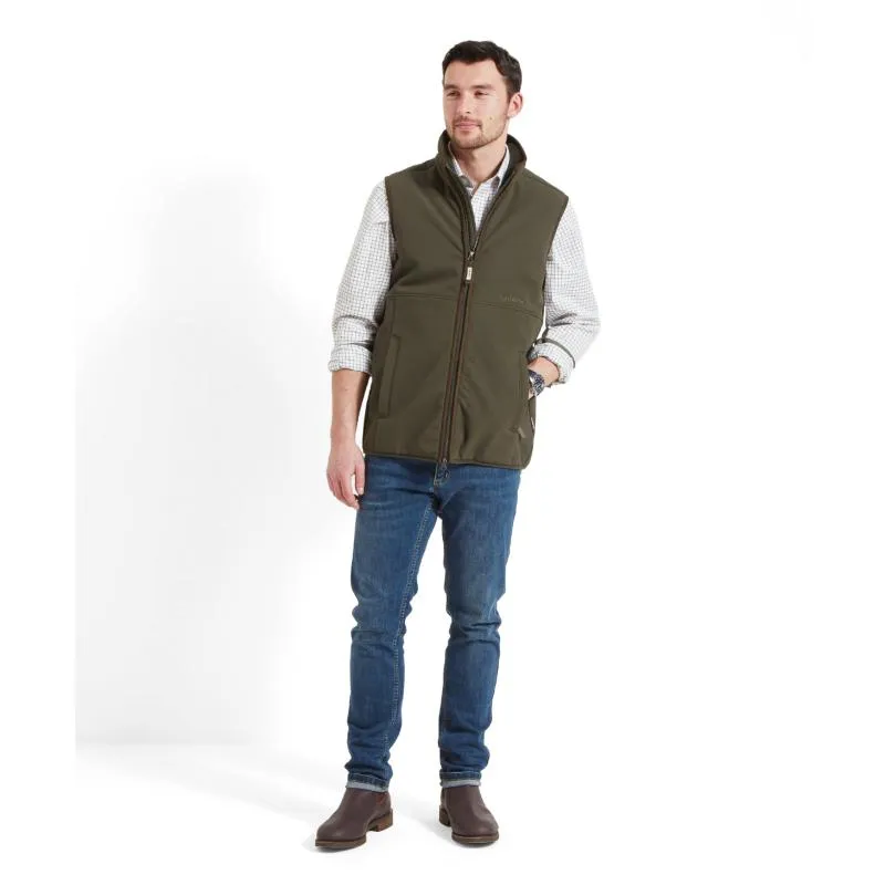 Schoffel Stamford II Mens Shooting Vest - Hunter Green