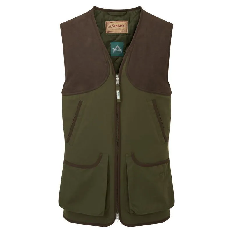 Schoffel Stamford II Mens Shooting Vest - Hunter Green