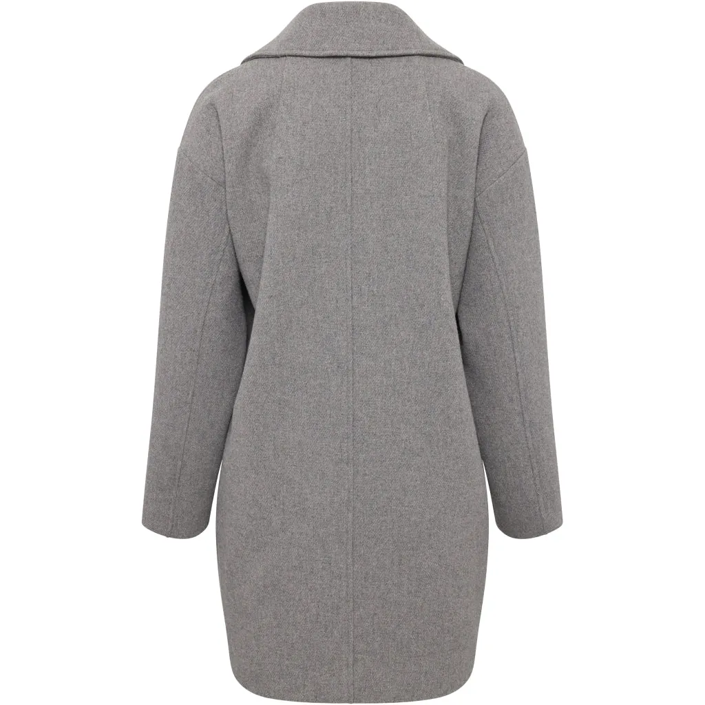 Senta Coat - Light Grey Melange