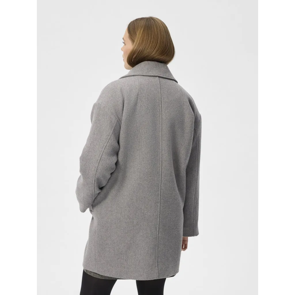 Senta Coat - Light Grey Melange