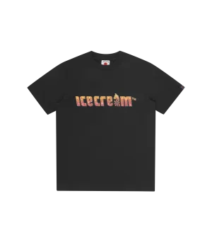 SOFT SERVE SPARKLE T-SHIRT - BLACK