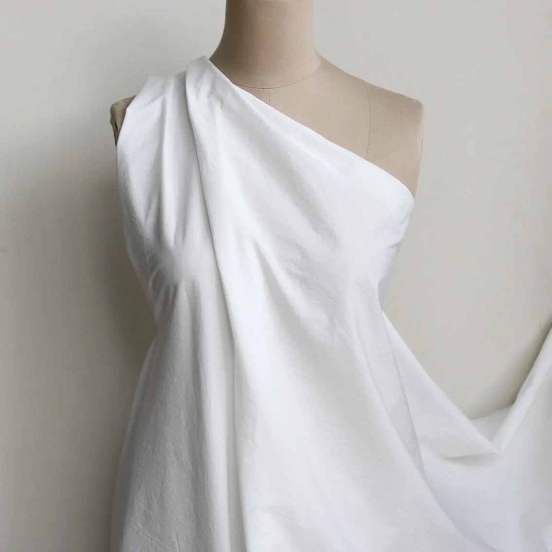 Soft Touch Ivory Poplin