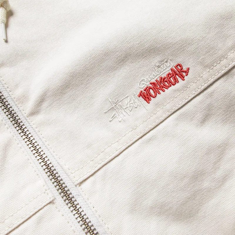 Stussy Work Jacket - Bone