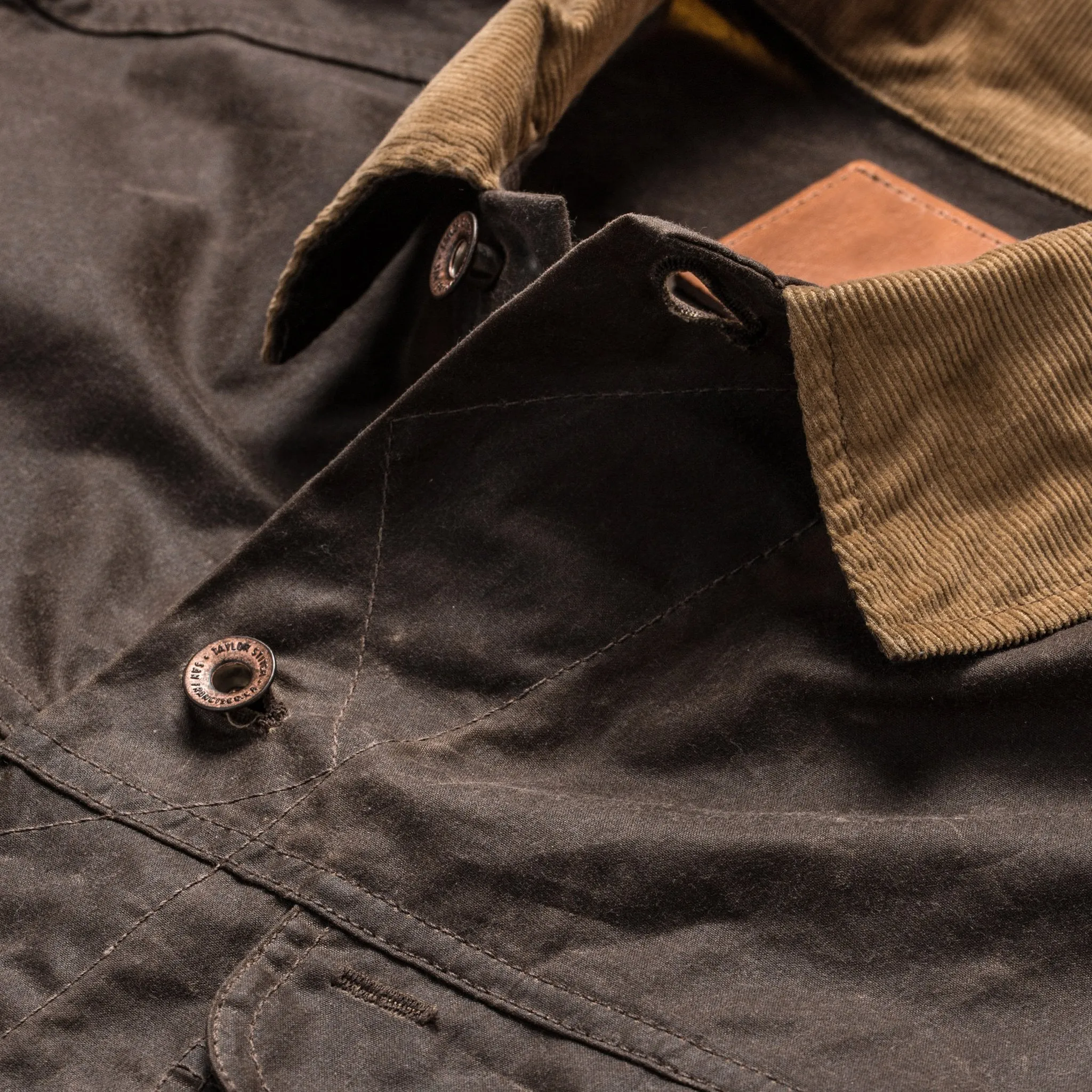 The Long Haul Jacket in Tobacco Waxed Canvas