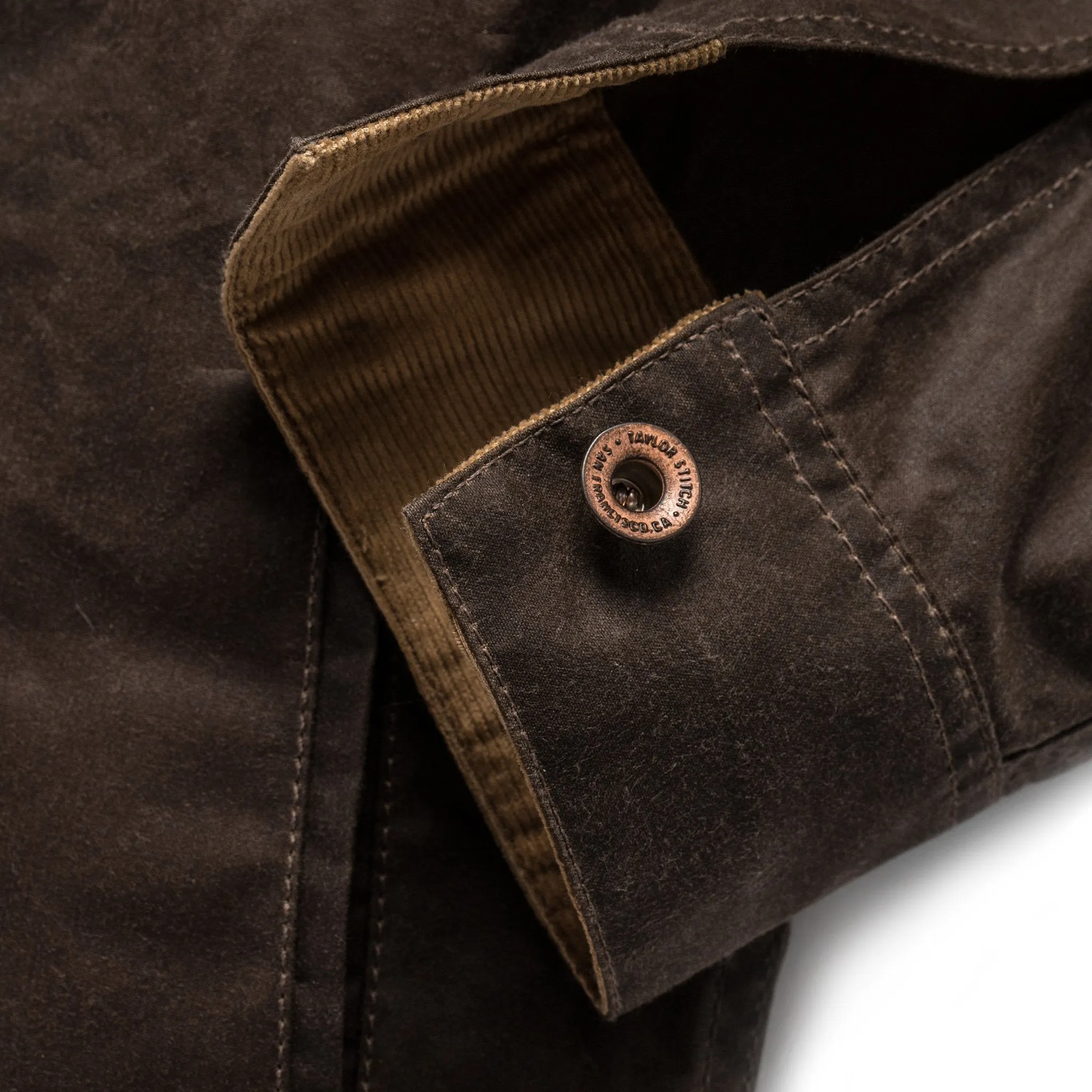 The Long Haul Jacket in Tobacco Waxed Canvas