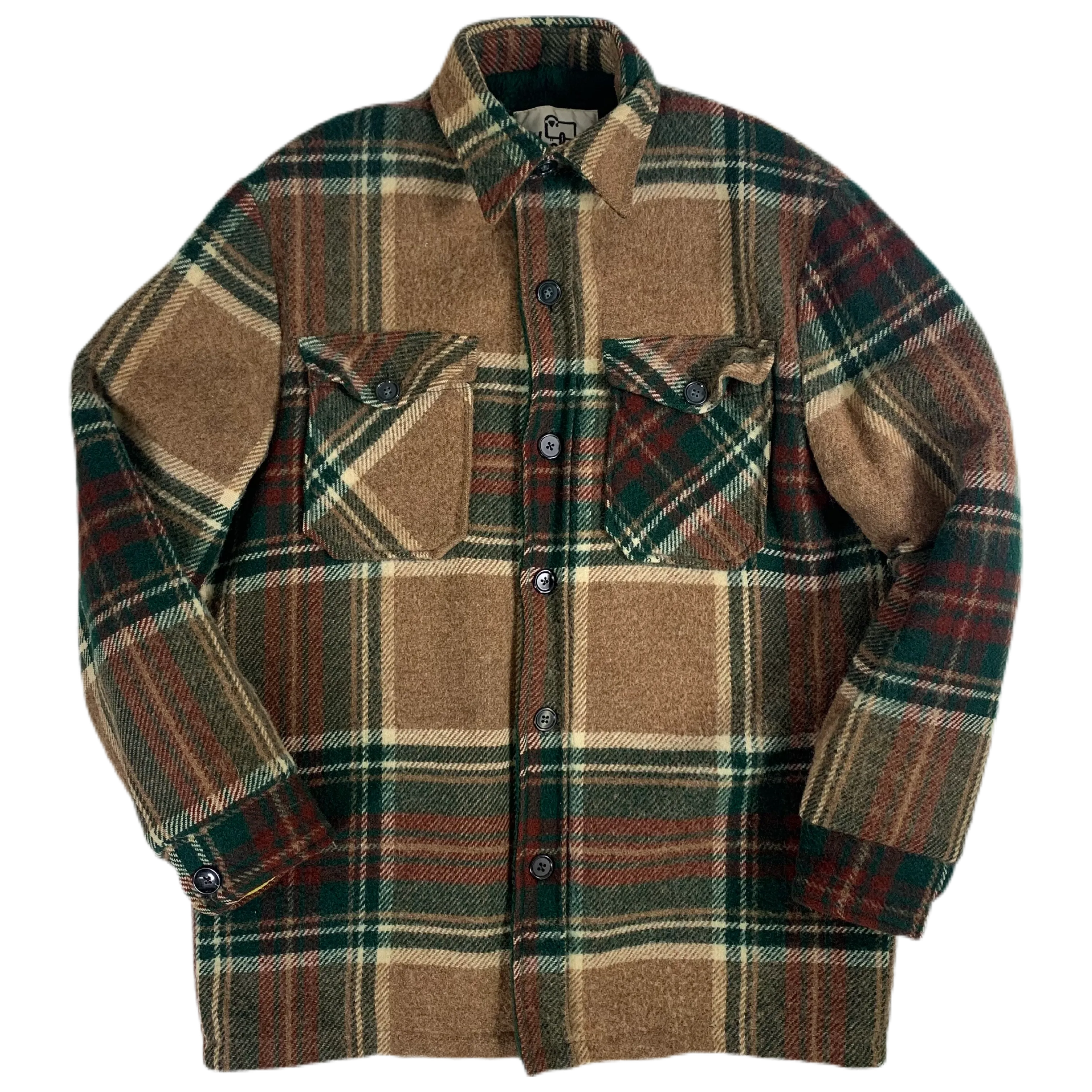 Vintage Woolrich "Pile-Lined" Heavy Wool Jacket