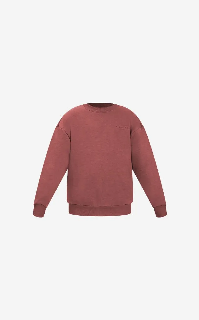 Vitality Cozy Uni Crew - Rosewood